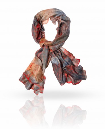 Палантин Женский SN-BARK/GREY